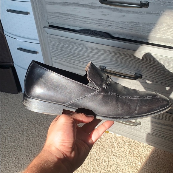Brunomagli slip on leather loafers